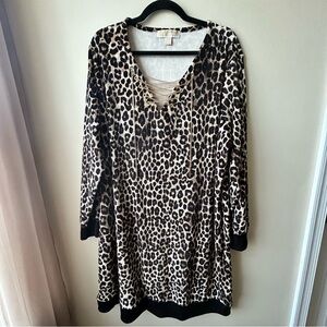 MICHAEL Michael Kors - Mini Sheath Dress in Cheetah Print